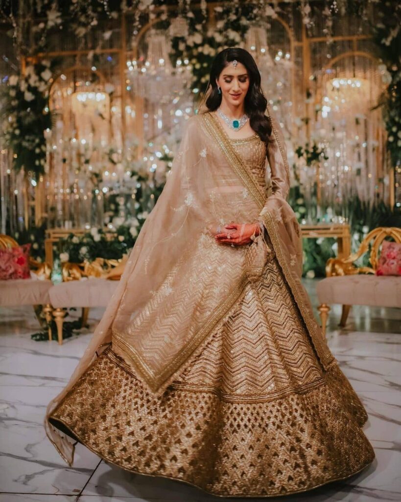 Sabyasachi Golden Lehenga