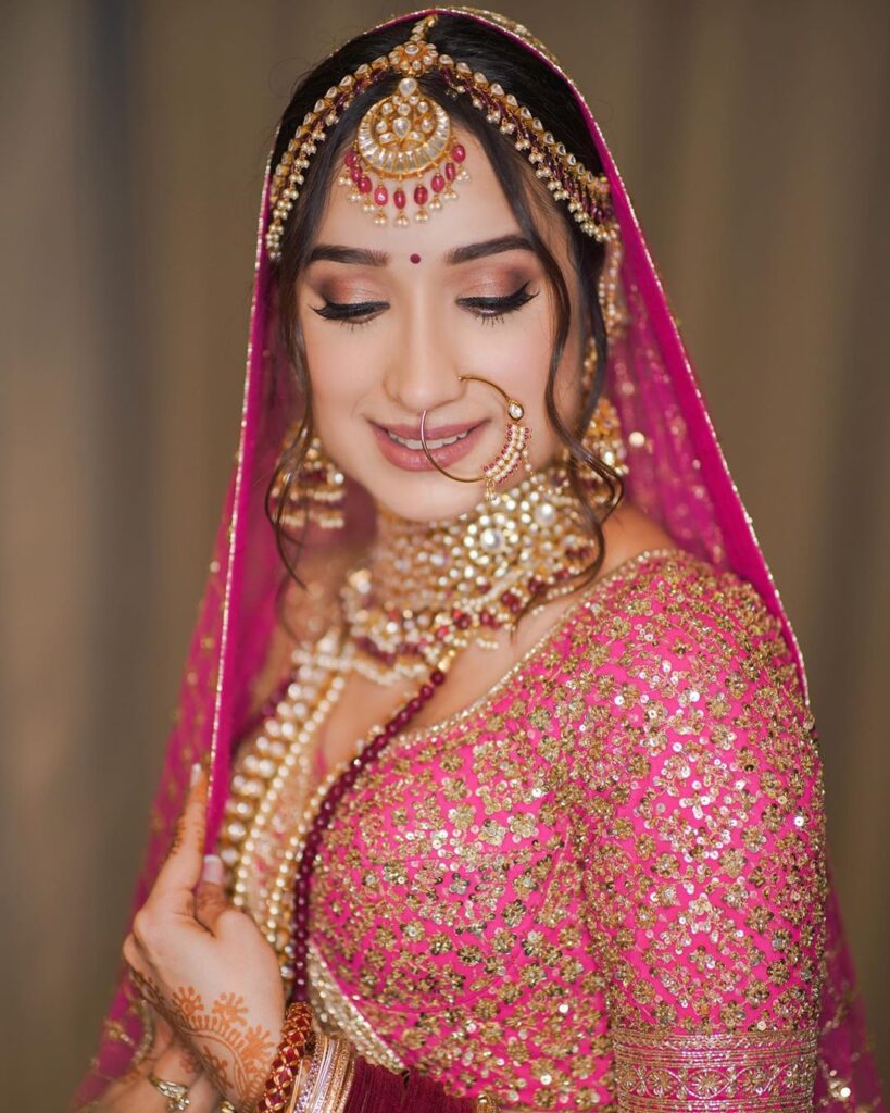 Gorgeous Pink Lehengas That We Recently potted On Real Brides!