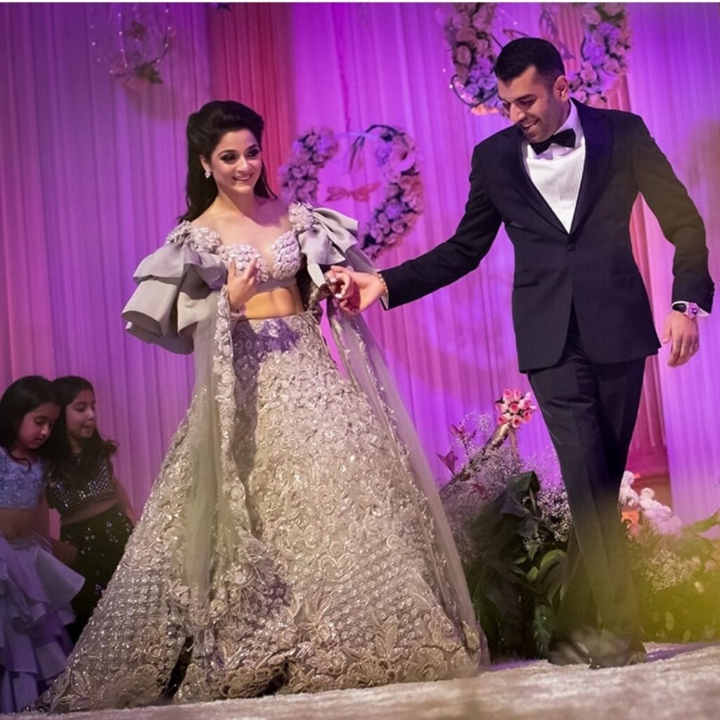 Silver Lehenga For Engagement