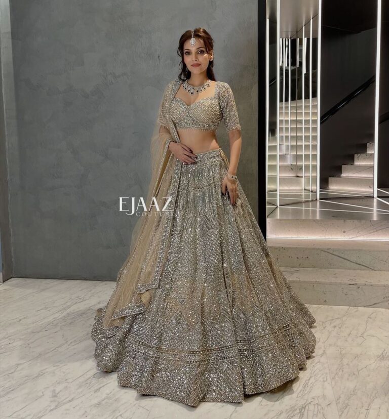 Silver and Golden Lehenga