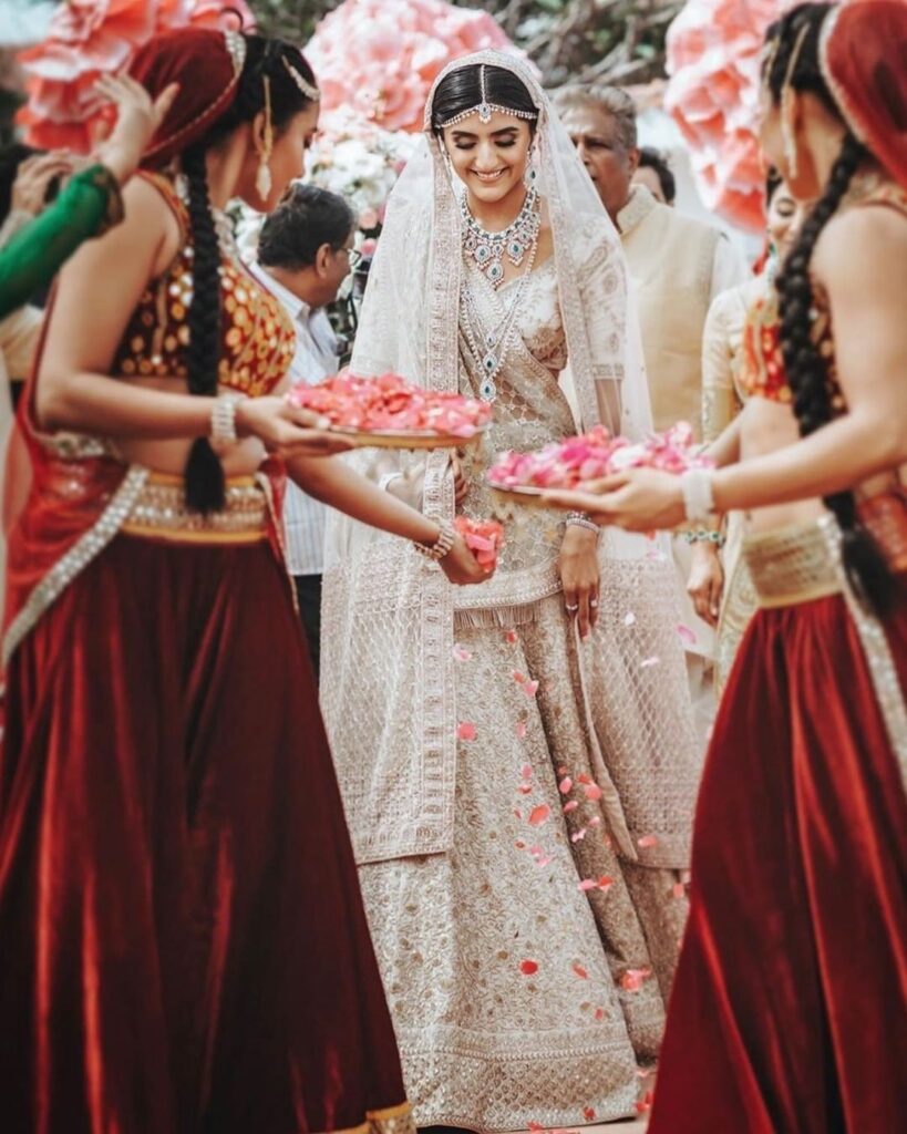 Silver Lehenga Bridal