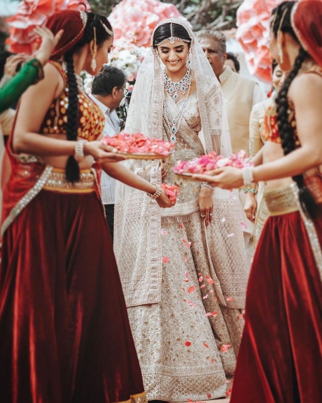 35 Gorgeous Grey/ Silver Lehengas On Real Brides You'll Love! - Wedbook