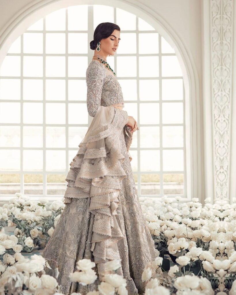 Silver Lehenga Choli