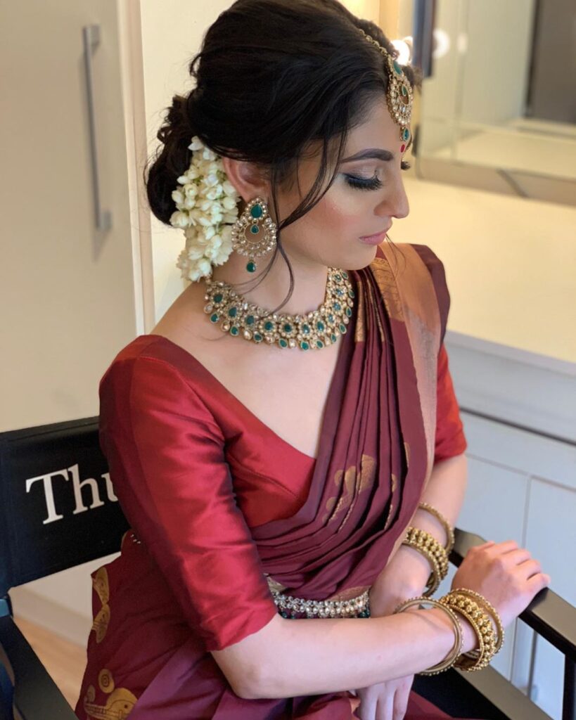 HOW TO DO SOUTH INDIAN BRIDAL HAIRSTYLE AND MAKEUP? – Vioz Unisex Salon