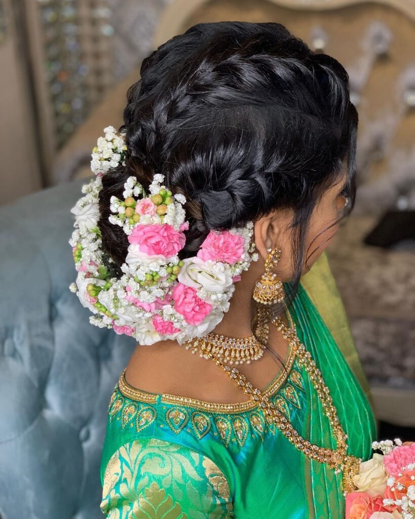 50 Front South Indian Bridal Hairstyle 2023 Photos  TailoringinHindi