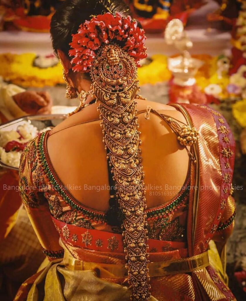 South Indian Bridal Hairstyle