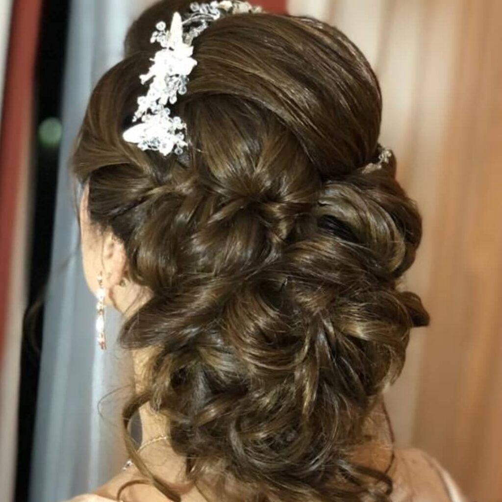 Messy Bridal Bun