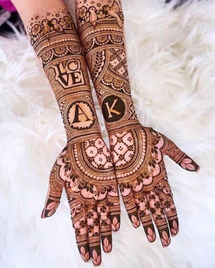 Full Hand Mehndi Design Bridal