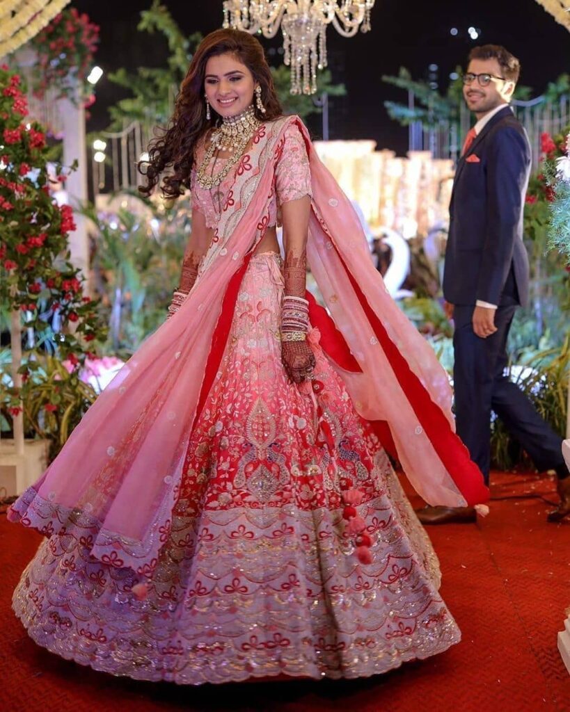 Pink lehenga Brides