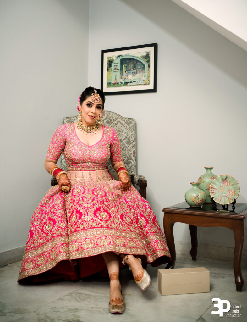 Pink lehenga Brides