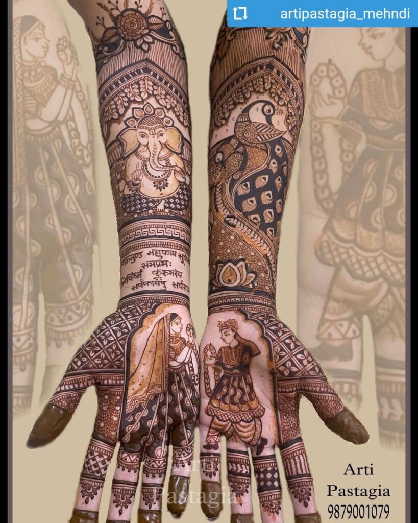 Bridal mehndi designs ❤️😍 tutorial 😍💚 Follow me @sumai_henna_art for  more beautiful design update daily 💯😍 Credit… | Instagram