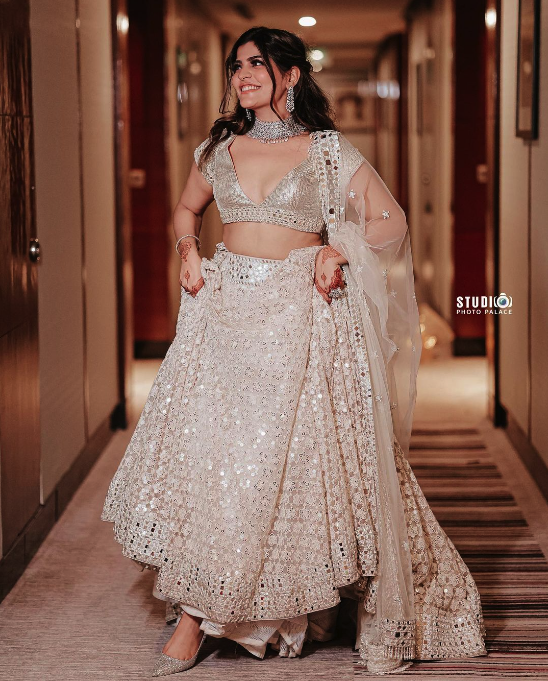 White Bridal Lehenga For Wedding