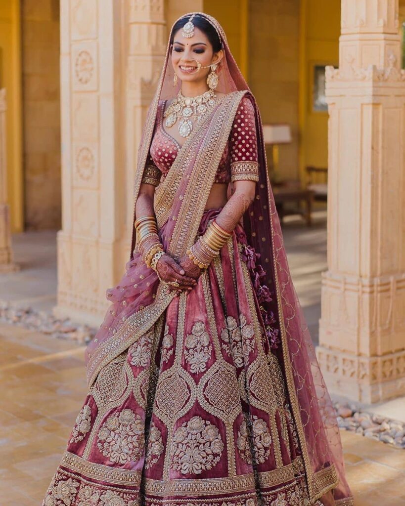 Best bridal 2025 lehenga colour