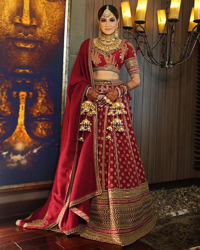 Sabyasachi designer lehenga on sale price