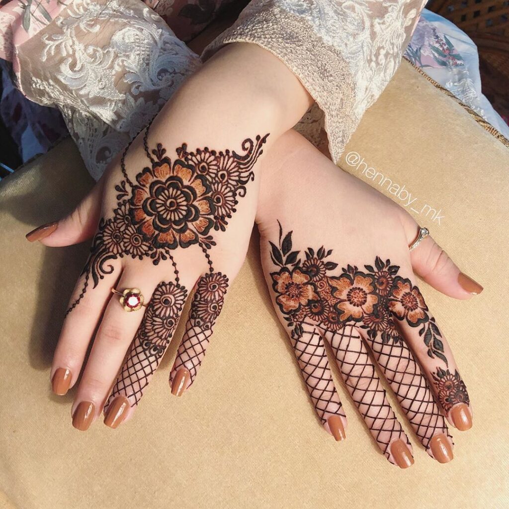 Simple Mehendi Design Back Hands