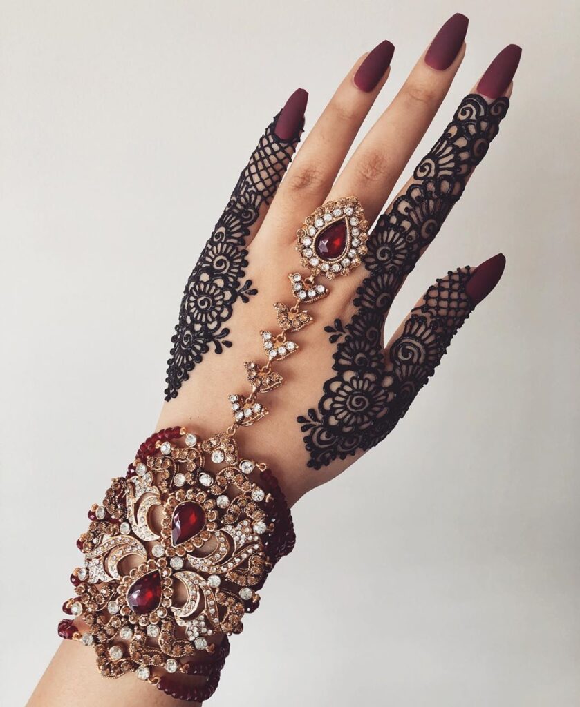 Simple Mehendi Design Back Hands