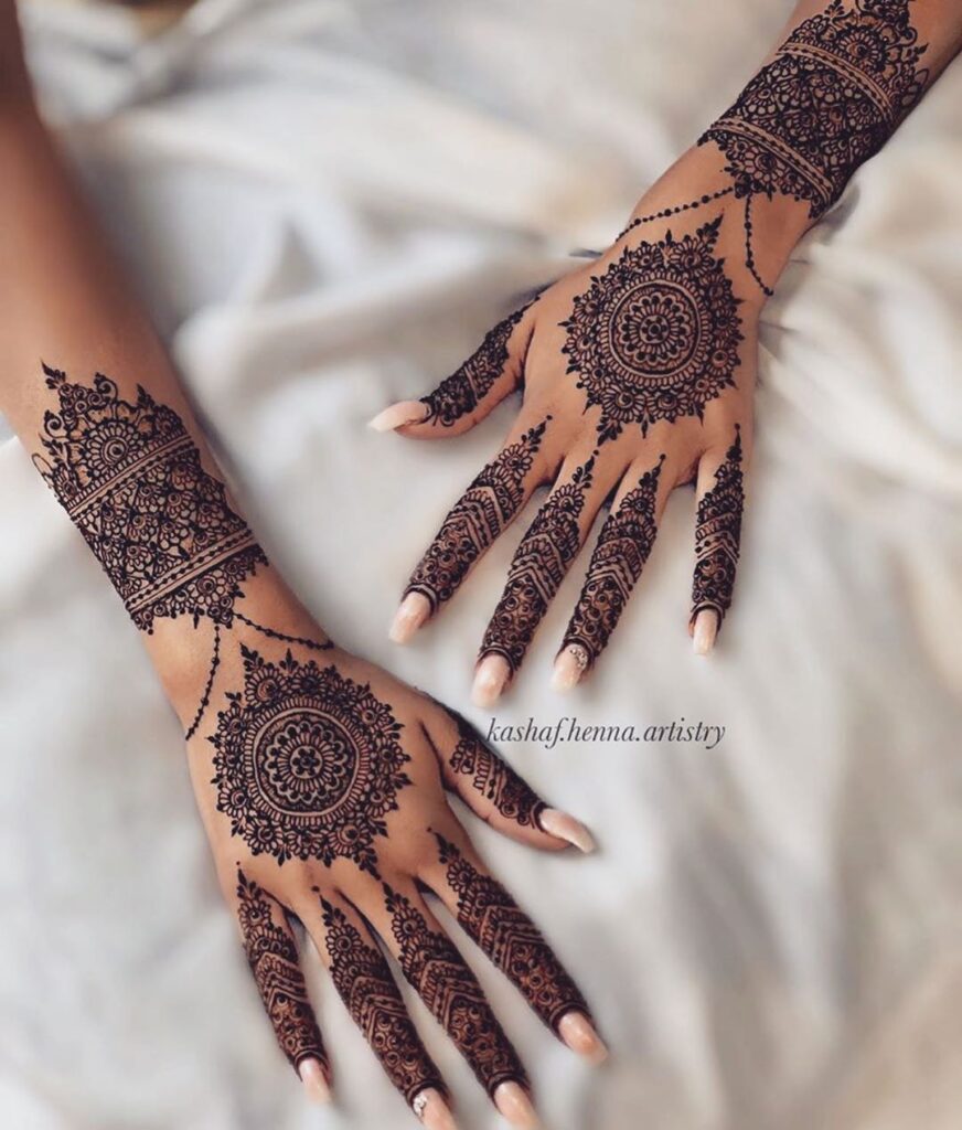 Simple Mehendi Design Back Hands