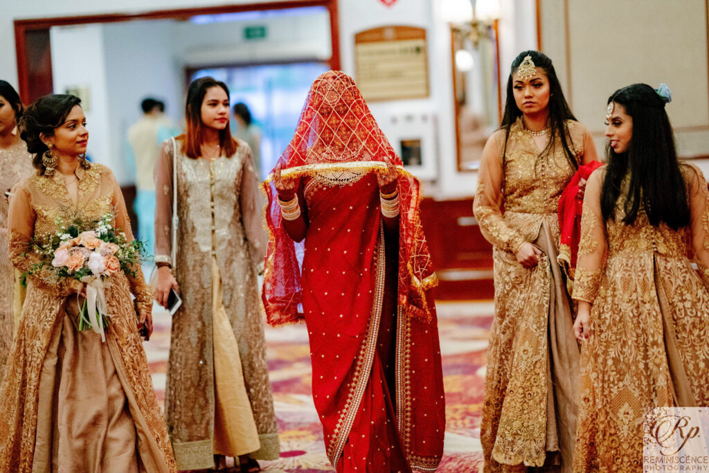 Saree on Wedding Day