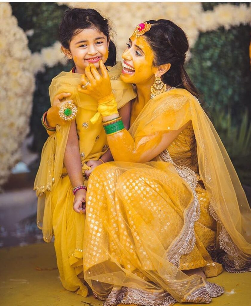 Haldi Function Dresses