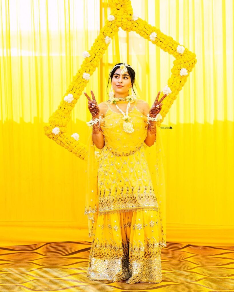 Haldi Sharara For Brides