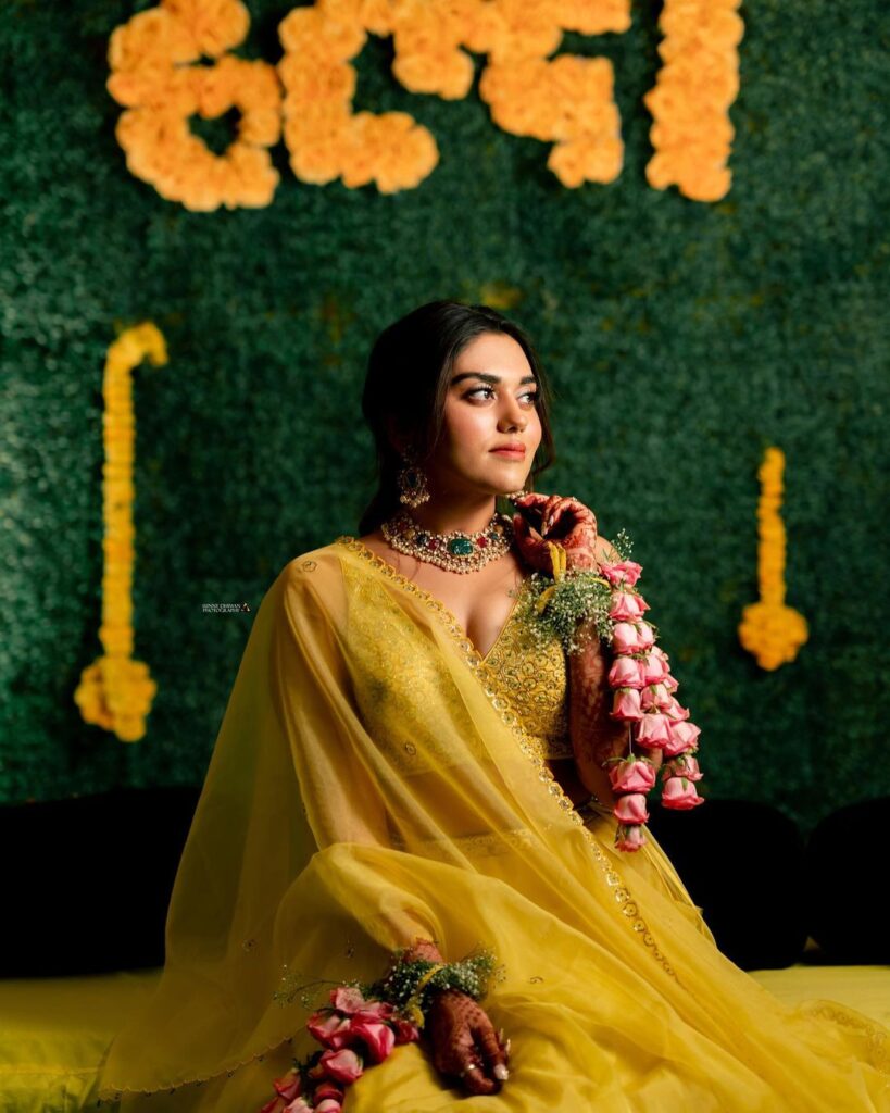 Yellow Dress For Haldi Function