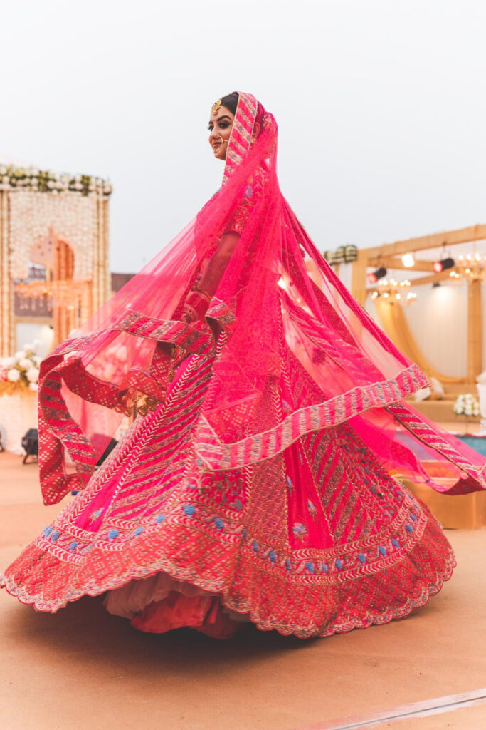 Dark Pink Lehenga Brides