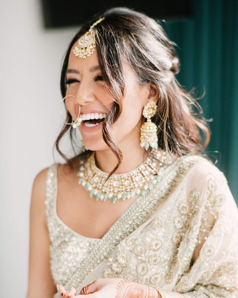 Saree on Wedding Day