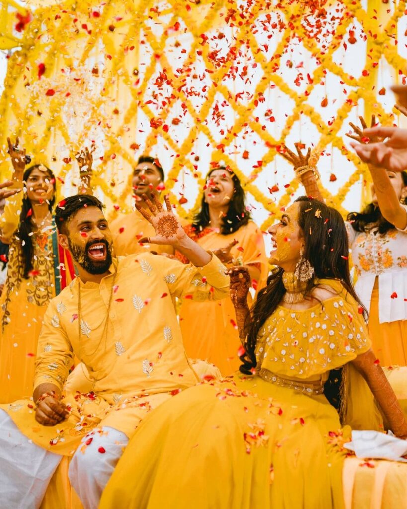 Haldi Dress For Couple