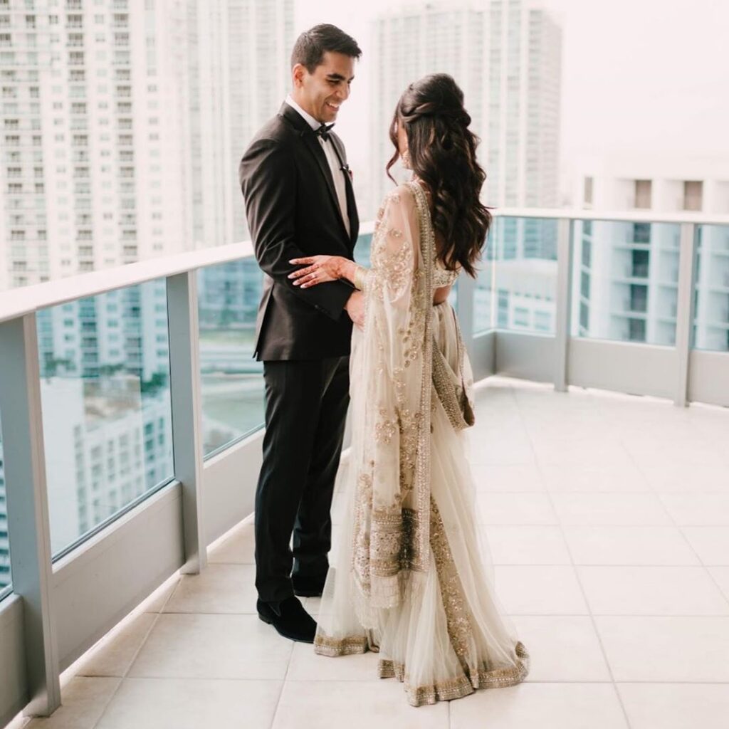 Saree on Wedding Day