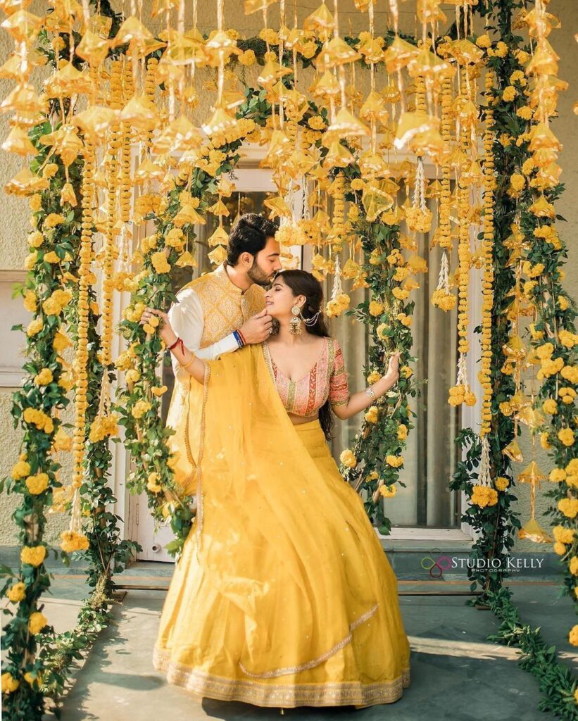 Haldi Lehenga For Brides