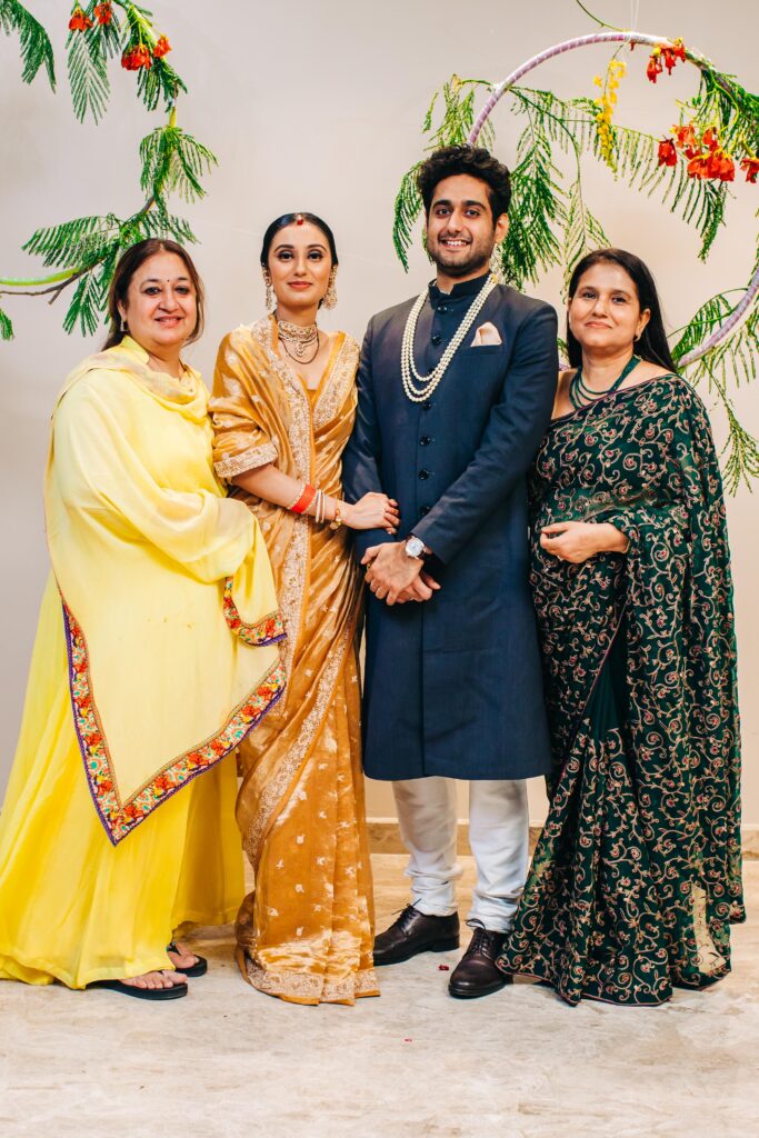 Saree on Wedding Day