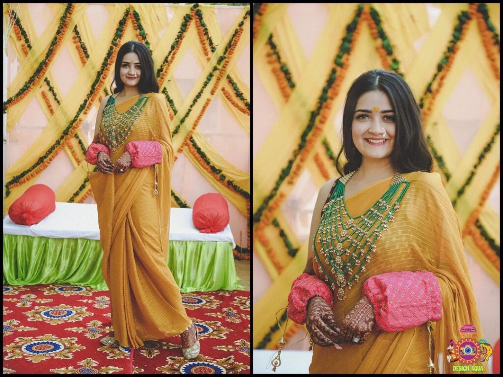 Haldi Saree