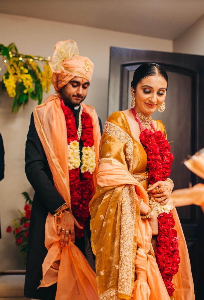 Saree on Wedding Day