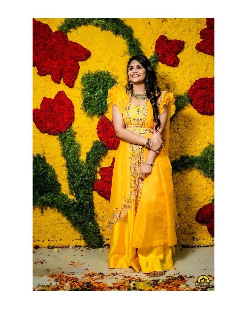 Stylish Haldi Outfit