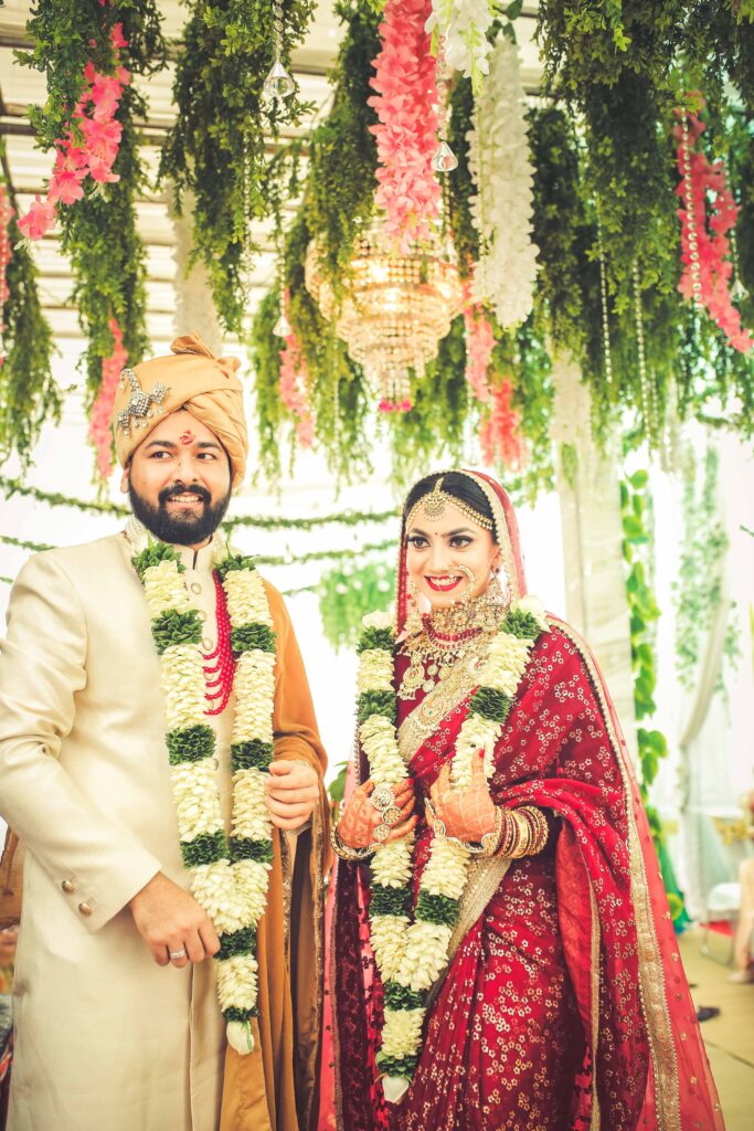 Saree on Wedding Day