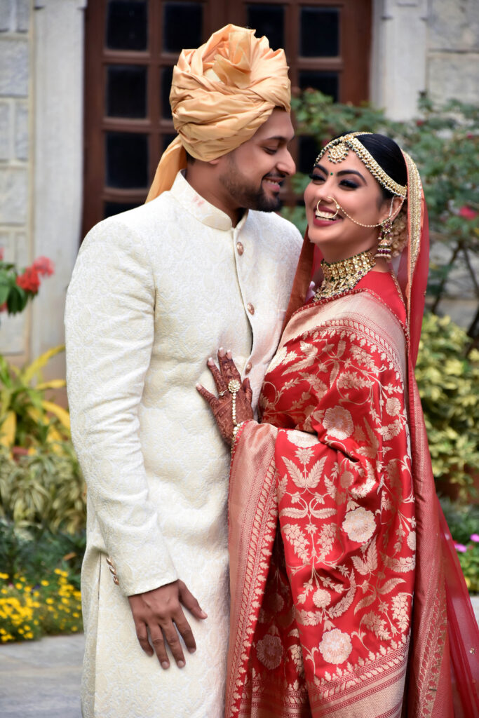 Saree on Wedding Day