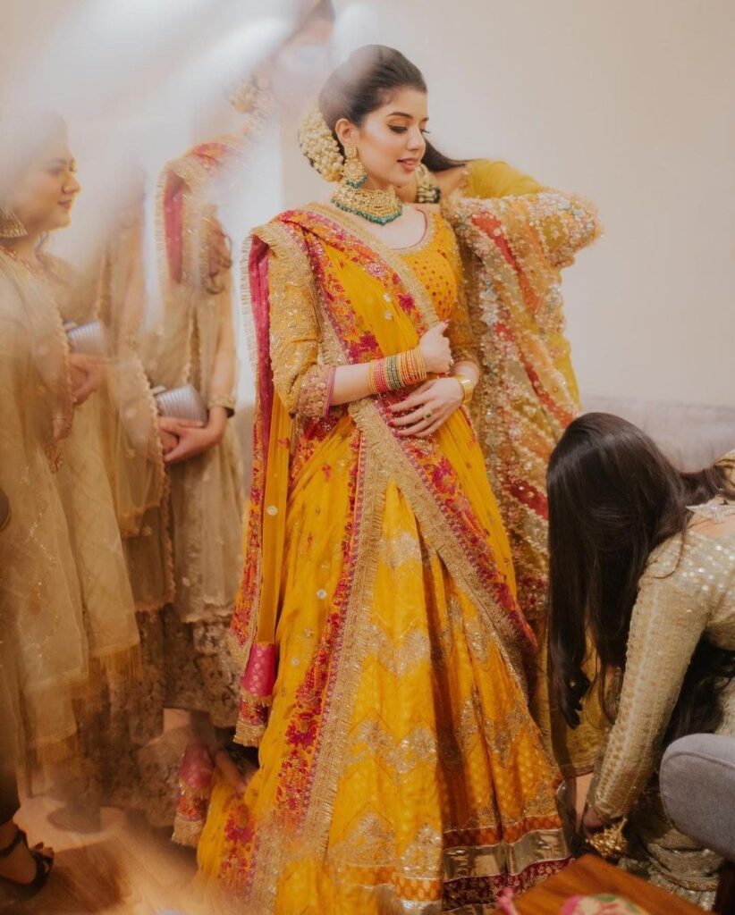 Haldi Lehenga Idea