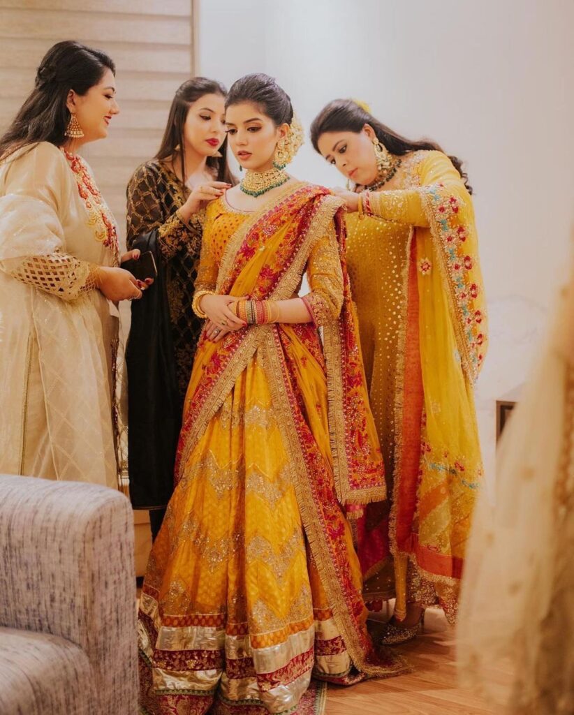 Haldi Lehenga Idea