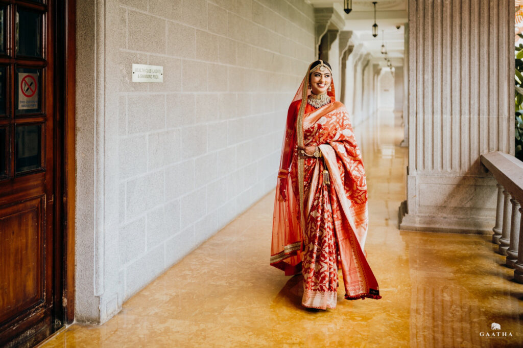 Saree on Wedding Day