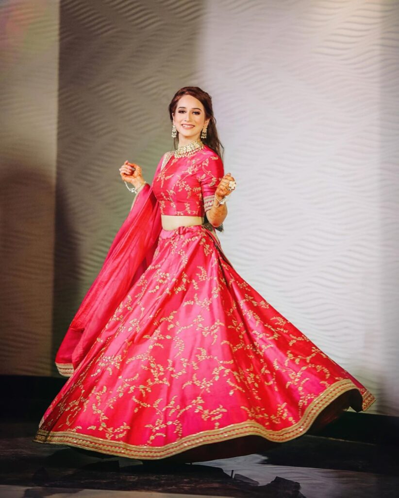 Pink Lehenga by Sabyasachi