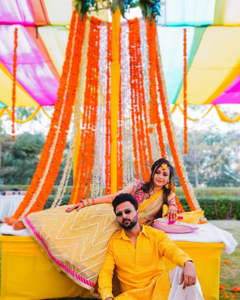 Haldi Dresses For Couples