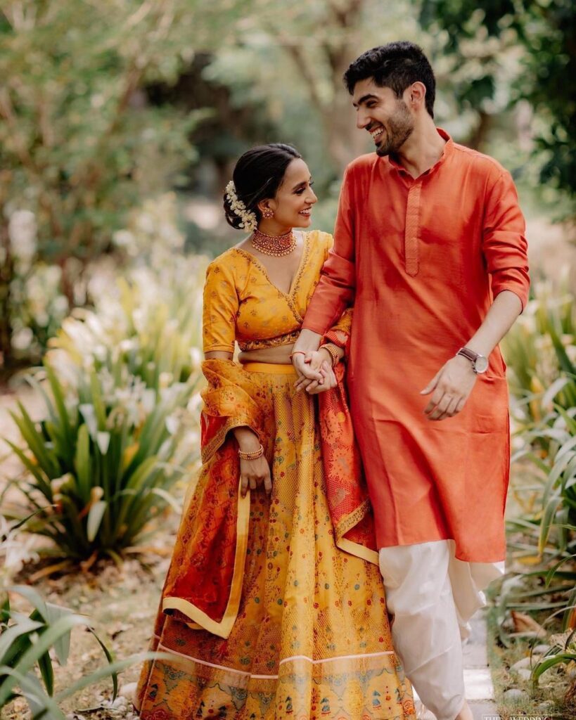  Haldi Function lehenga