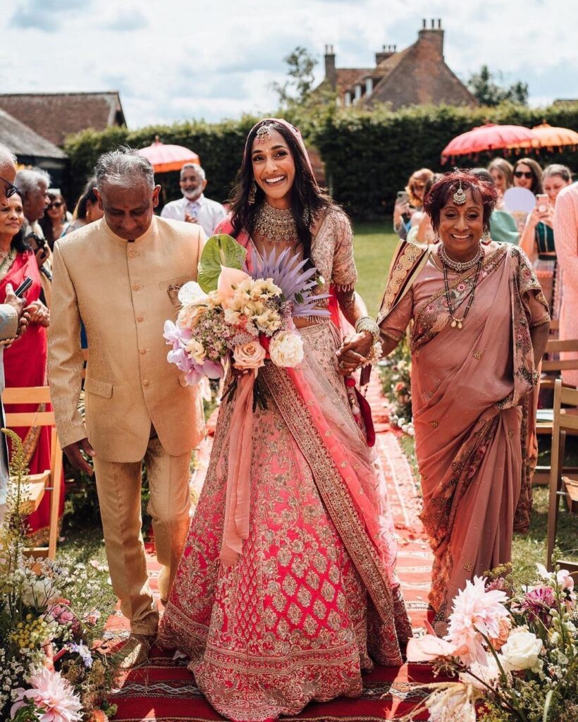  Ombre Pink Lehenga Combination