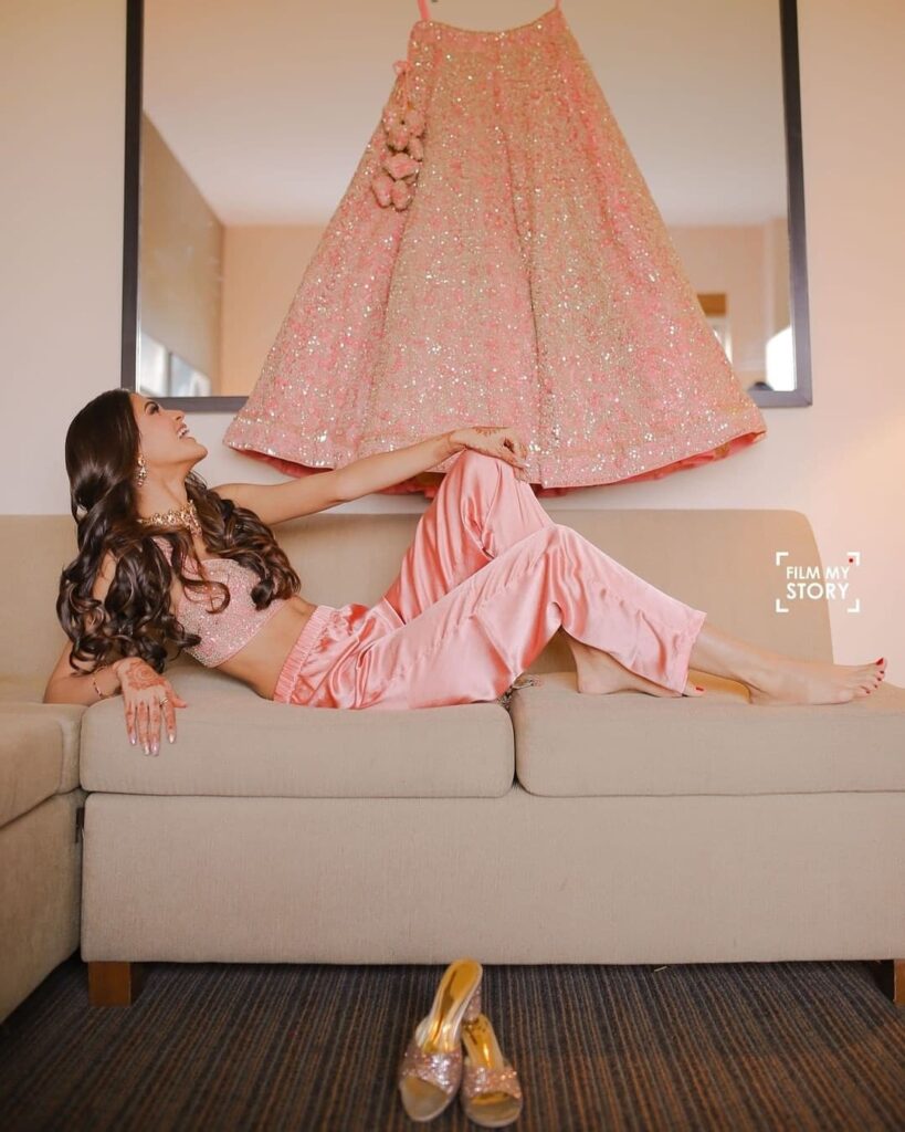 Pink Lehenga For Engagement