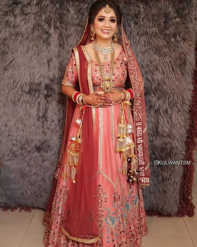 Pink Bridal Lehenga Images