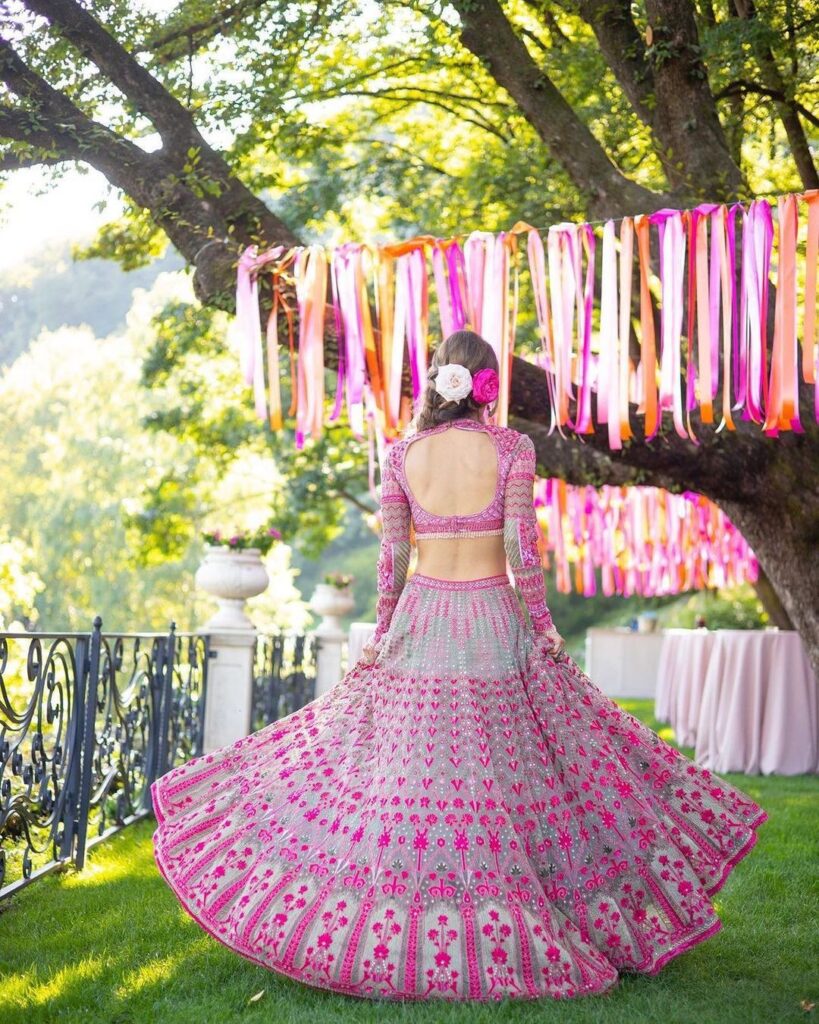 FSP Pink Lehenga Designs