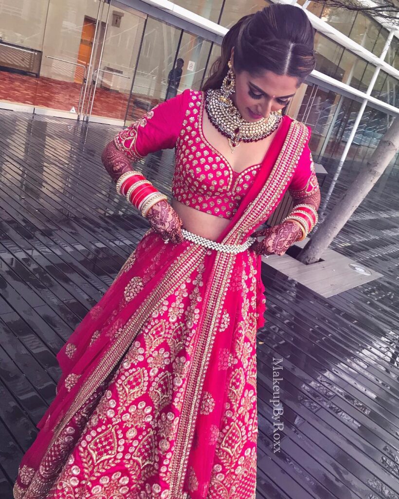 Pink Bridal Lehenga Sabyasachi