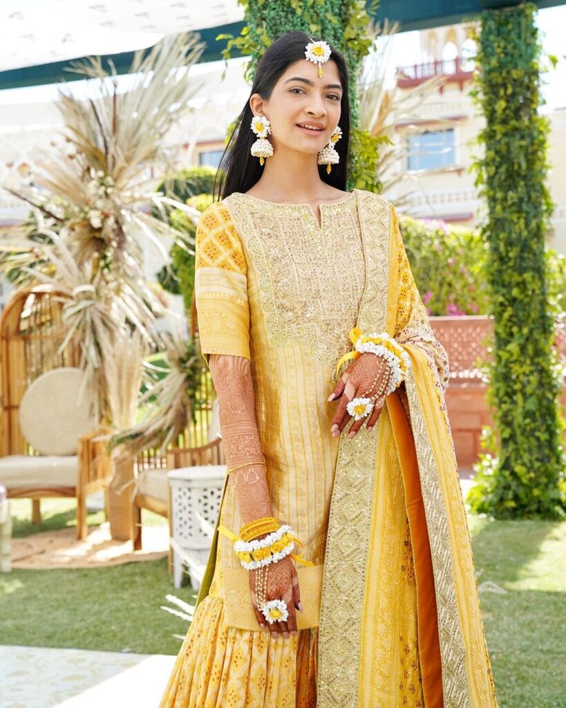 Haldi Sharara Dress