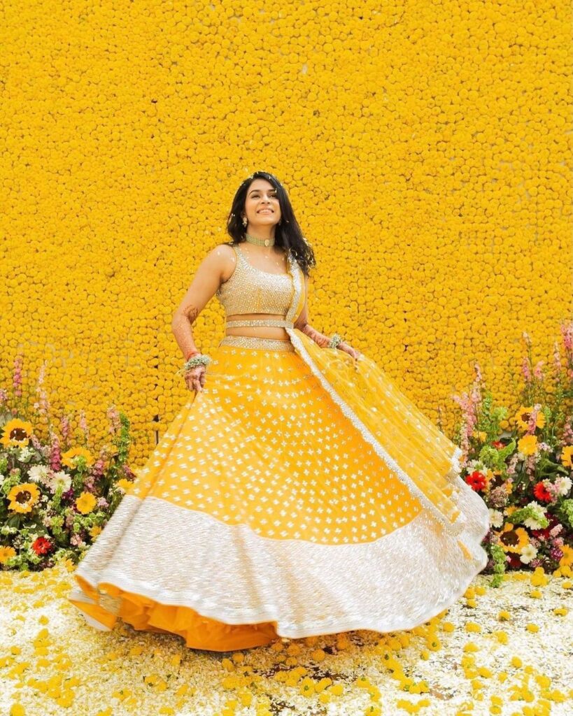 Haldi Outfit Design