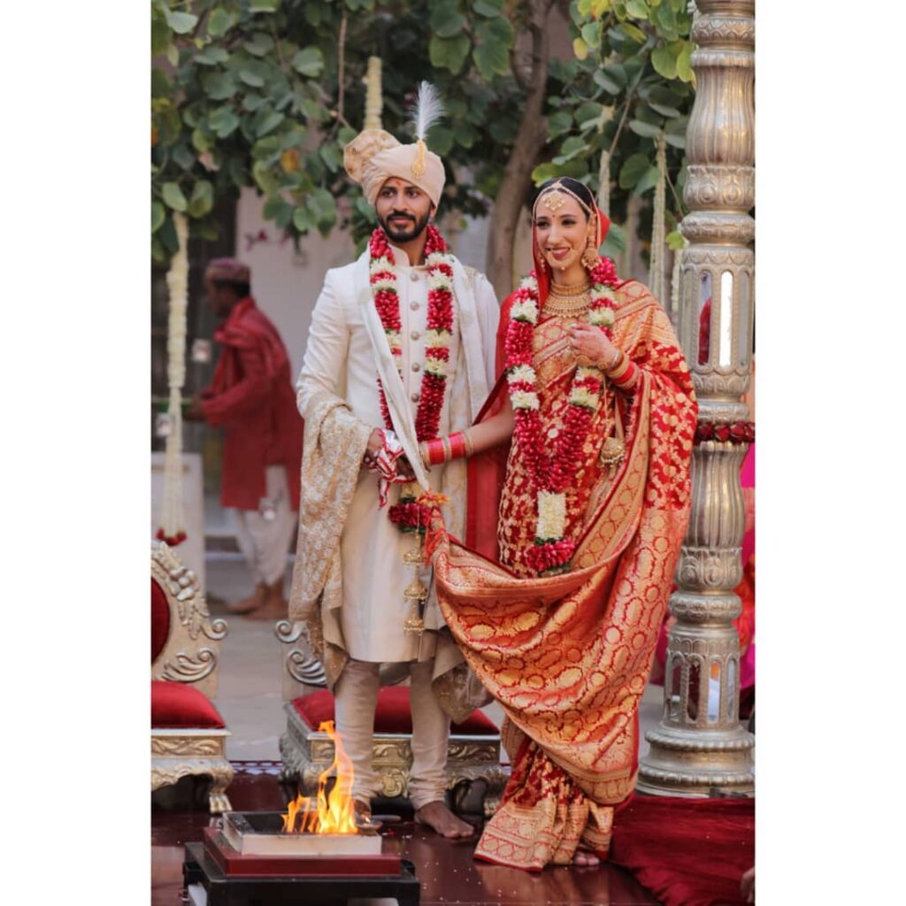 Saree on Wedding Day